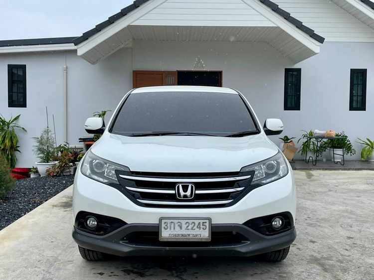 Honda CR-V 2013 2.0 E 4WD Utility-car เบนซิน ไม่ติดแก๊ส เกียร์อัตโนมัติ ขาว รูปที่ 2
