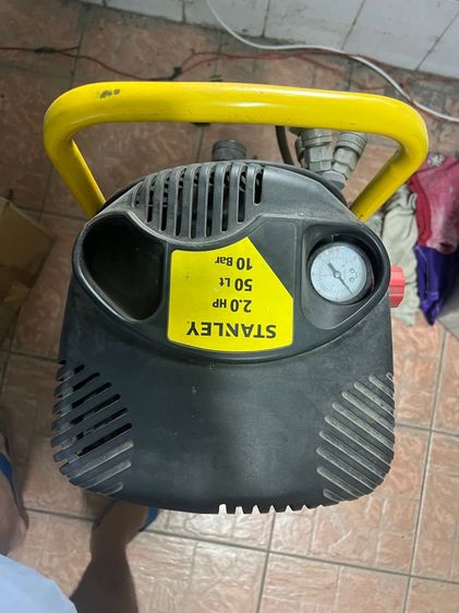 ขายปั๊มลม Oil-free ถังตั้ง STANLEY ขนาด 50 ลิตร (2.0HP) รูปที่ 2