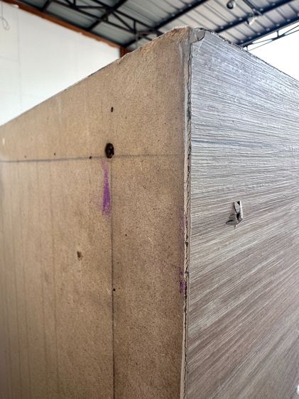 ตู้เก็บของ 2 บานเปิด โครงไม้ MDF ปิดผิวลามิเนตลายไม้สีบีช  รูปที่ 5