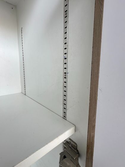 ตู้เก็บของ 2 บานเปิด โครงไม้ MDF ปิดผิวลามิเนตลายไม้สีบีช  รูปที่ 12