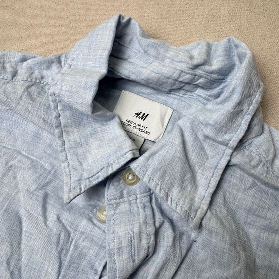 เสื้อเชิ้ต​ HM ผ้านิ่มมาก Size S รูปที่ 5