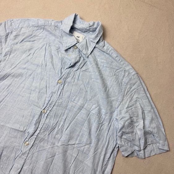 เสื้อเชิ้ต​ HM ผ้านิ่มมาก Size S รูปที่ 6