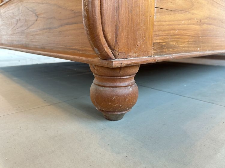 เตียงไม้สัก 6 ฟุต สไตล์วินเทจ  รูปที่ 12