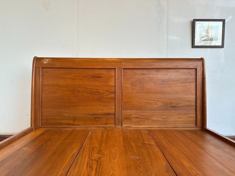 เตียงไม้สัก 6 ฟุต สไตล์วินเทจ  รูปที่ 9