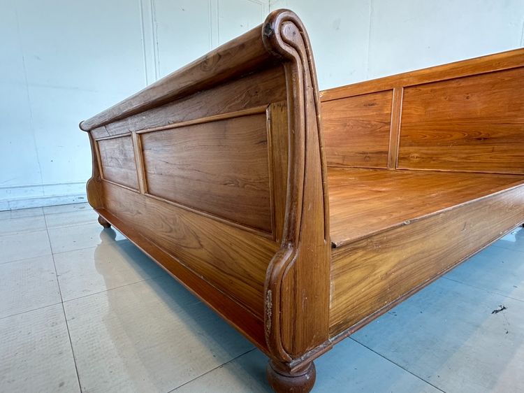 เตียงไม้สัก 6 ฟุต สไตล์วินเทจ  รูปที่ 11