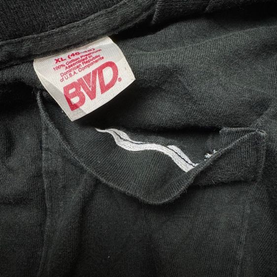 เสื้อยืด 90s BVD Pocket T ผ้าร้อย กระเป๋าริม Size XL