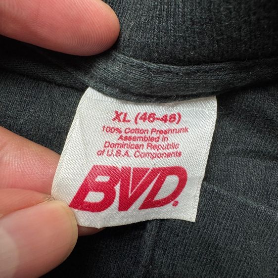 เสื้อยืด 90s BVD Pocket T ผ้าร้อย กระเป๋าริม Size XL รูปที่ 3