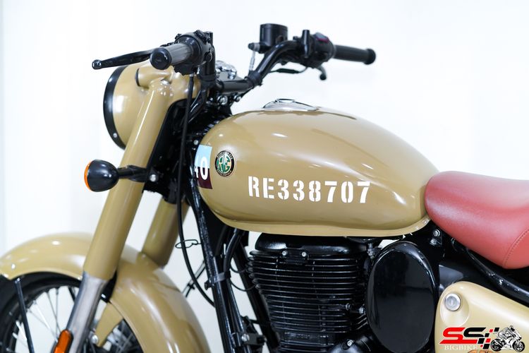 ROYAL ENFIELD SIGNALS 350 สีsand beige ปี2023 วิ่ง น้อย 7,500km ไมล์แท้ รถสวยมาก  รูปที่ 16