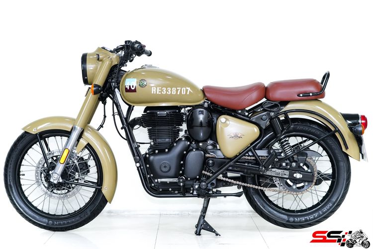ROYAL ENFIELD SIGNALS 350 สีsand beige ปี2023 วิ่ง น้อย 7,500km ไมล์แท้ รถสวยมาก  รูปที่ 8