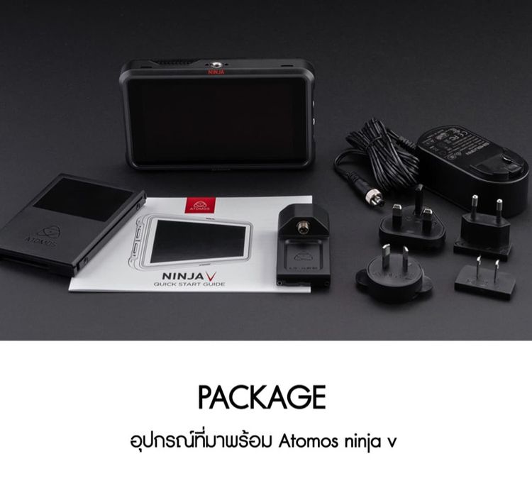 จอมอนิเตอร์ Atomos Ninja V 5″ 4K HDMI Recording Monitor ของใหม่แกะกล่อง ยังไม่ผ่านการใช้งาน รูปที่ 11