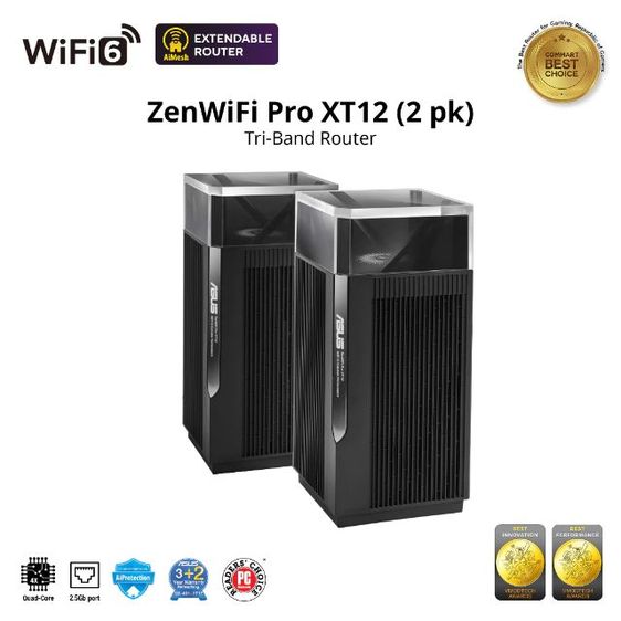 ASUS ZenWiFi Pro XT12 router (2 packs) รูปที่ 2