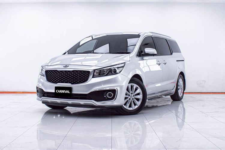 Kia Grand Carnival 2017 2.2 EX Utility-car ดีเซล ไม่ติดแก๊ส เกียร์อัตโนมัติ เทา