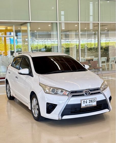 Toyota Yaris 2016 1.2 G Sedan เบนซิน ไม่ติดแก๊ส เกียร์อัตโนมัติ ขาว