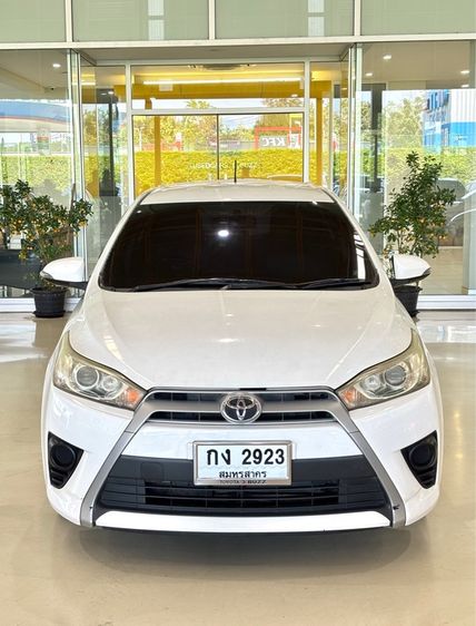Toyota Yaris 2016 1.2 G Sedan เบนซิน ไม่ติดแก๊ส เกียร์อัตโนมัติ ขาว รูปที่ 3