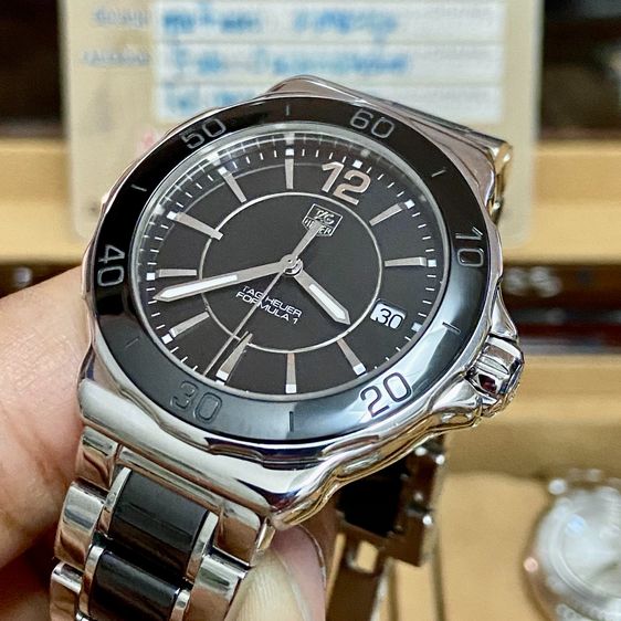 Tag Heuer Formula 1 Ceramic หน้าดำ Lady Size.  รูปที่ 2