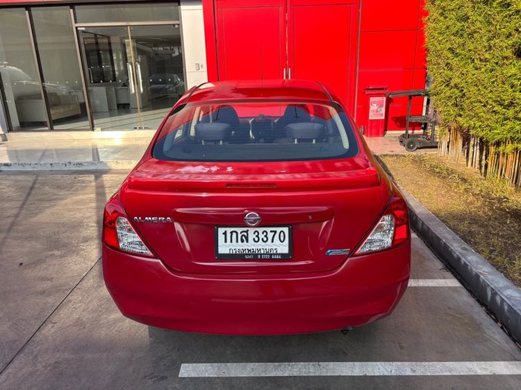 Nissan Almera 2013 1.2 E Sedan เบนซิน ไม่ติดแก๊ส เกียร์อัตโนมัติ แดง รูปที่ 3