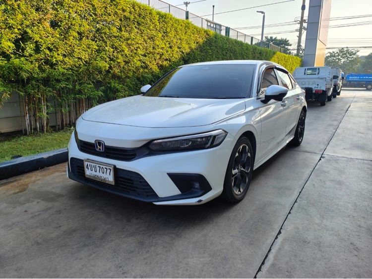Honda Civic 2022 2.0 eHEV EL+ Sedan ไฮบริด เกียร์อัตโนมัติ ขาว รูปที่ 2