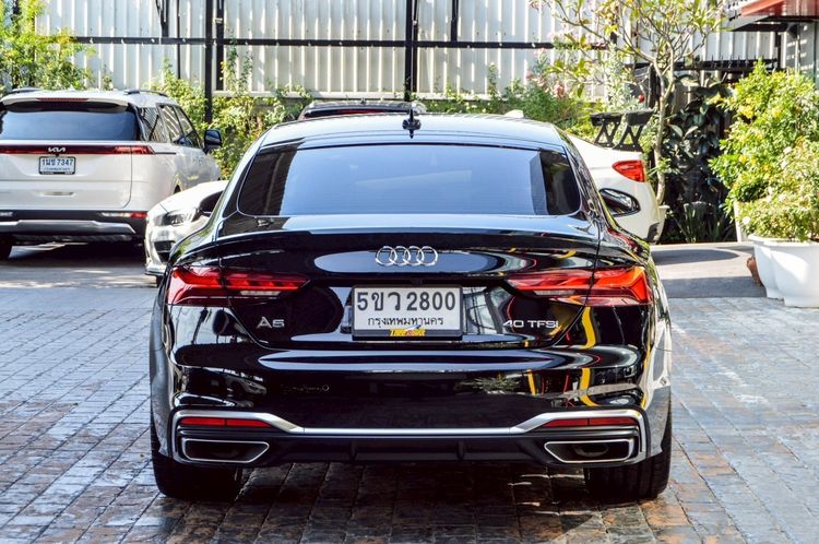 Audi Audi A5  2021 Sportback 40 TFSI S-Line Sedan เบนซิน ไม่ติดแก๊ส เกียร์อัตโนมัติ ดำ รูปที่ 4