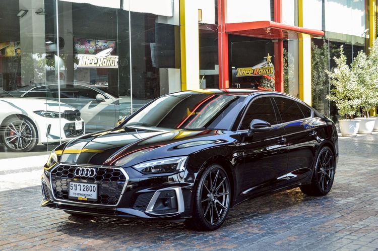 รถ Audi Audi A5  Sportback 40 TFSI S-Line สี ดำ