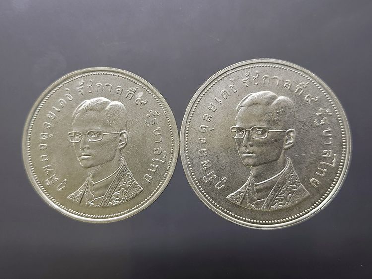 เหรียญเงิน 50-100 บาท ชุดส่งเสริมการอนุรักษ์ธรรมชาติและสัตว์ป่า ละมั่ง กระซู่ พ.ศ.2517 รูปที่ 3
