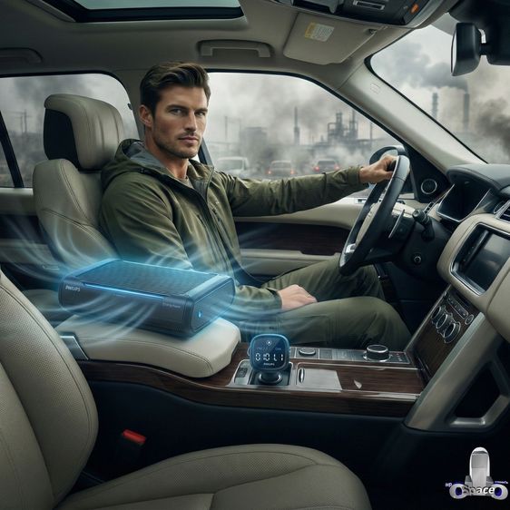 เครื่องฟอก รถยนต์ Philips GP9000 ขจัด 125 มลพิษท้องถนน ใน 2 นาที มีจอแสดง PM และสารพิษในอากาศ รูปที่ 2