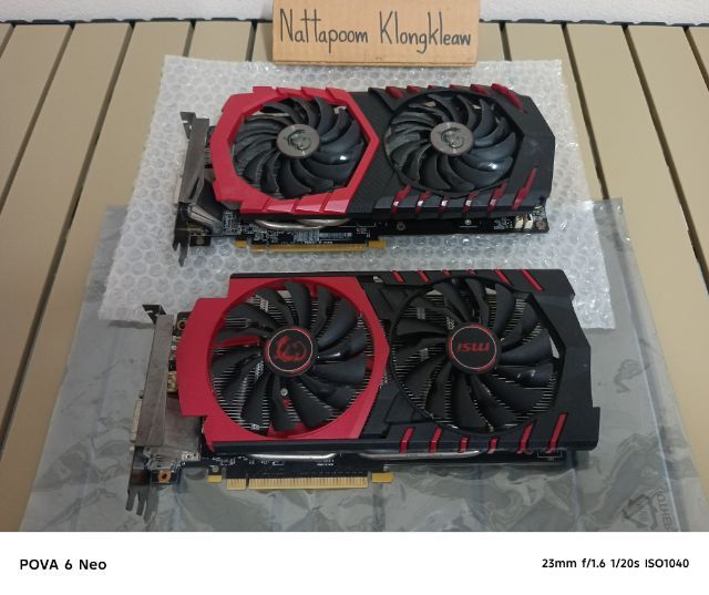 อื่นๆ การ์ดจอ RX 580,GTX 950