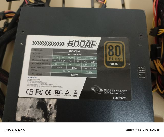 บอร์ด960GM พาวเวอร์ 600w550w รูปที่ 5