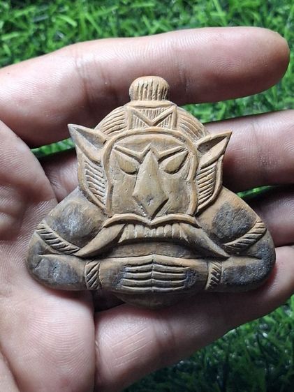 แกะมีดโบราณ กะลาเก่าเนื้อแห้งๆ ชิ้นใหญ่ ไม่ทราบที่