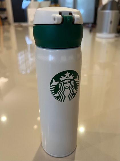 Starbucks Thermos Tumbler (ขาวเขียว)