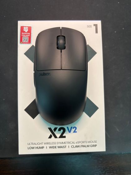 ปล่อยเมาส์เทพ Pulsar X2 V2 Mini Black - สภาพมือหนึ่ง ประกันยาวๆ รูปที่ 3