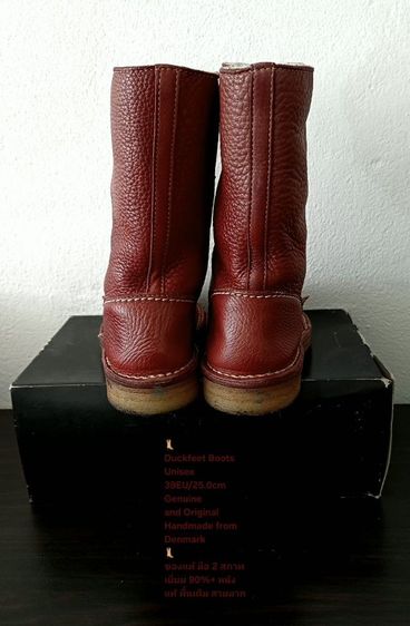 Duckfeet Boots, Unisex 39EU(25.0cm) ของแท้ มือ 2 สภาพใกล้เคียงของใหม่, รองเท้า Duckfeet หนังแท้ พื้นเต็ม สวยมาก มีตำหนิเล็กน้อยแทบมองไม่เห็น รูปที่ 12