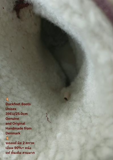 Duckfeet Boots, Unisex 39EU(25.0cm) ของแท้ มือ 2 สภาพใกล้เคียงของใหม่, รองเท้า Duckfeet หนังแท้ พื้นเต็ม สวยมาก มีตำหนิเล็กน้อยแทบมองไม่เห็น รูปที่ 18