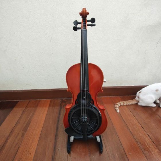 ลำโพงบลูทูธ Handmade ใช้ไวโอลินของจริงมาทำ งานสวยคลาสสิค ตกแต่งบ้าน ตกแต่งร้านสวย รูปที่ 2