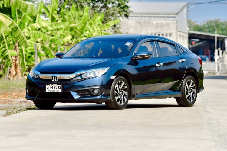 Honda Civic 2017 1.8 EL i-VTEC Sedan เบนซิน ไม่ติดแก๊ส เกียร์อัตโนมัติ น้ำเงิน รูปที่ 4