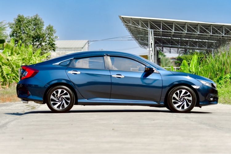 Honda Civic 2017 1.8 EL i-VTEC Sedan เบนซิน ไม่ติดแก๊ส เกียร์อัตโนมัติ น้ำเงิน รูปที่ 3