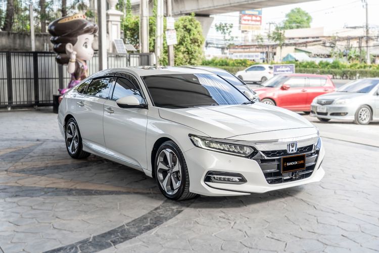 Honda Accord 2022 2.0 e:HEV Tech Sedan ไฮบริด เกียร์อัตโนมัติ ขาว รูปที่ 4
