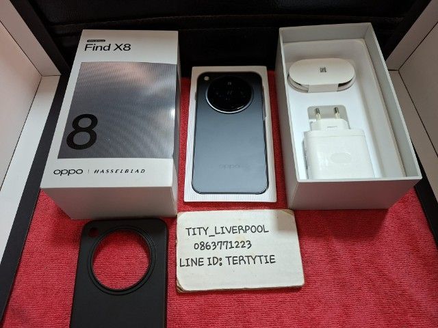 ขาย Oppo Find X8 5G สีดำ เครื่องศูนย์ไทย ประกันเหลือเกือบปี