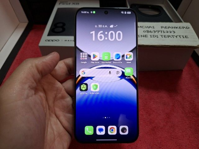 ขาย Oppo Find X8 5G สีดำ เครื่องศูนย์ไทย ประกันเหลือเกือบปี รูปที่ 3
