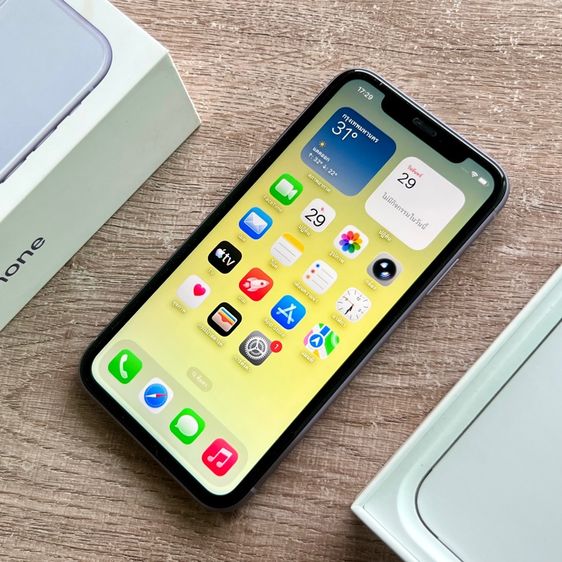 ขายเทิร์น iPhone 11 256 แบตเดิม 84 สีม่วง สภาพเดิมๆ ไม่เคยซ่อม อปก.ครบ  มีหูฟังแท้ด้วย รูปที่ 3