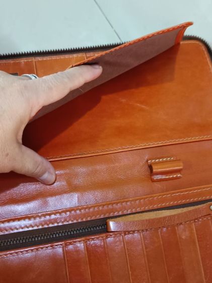 กระเป๋าสตางค์หนังแท้แบรนด์มือสองชาแนล รูปที่ 13