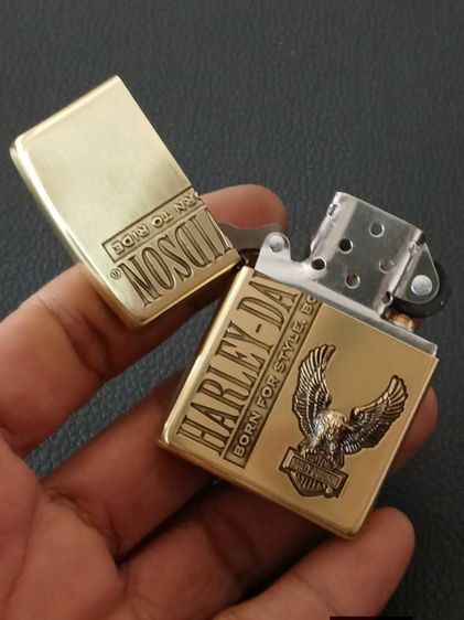 ZIPPO HARLEY MADE IN U.S.A ของใหม่พร้อมใบเสร็จรับประกันตลอดอายุการใช้งานจากร้านตัวแทนจำหน่าย รูปที่ 4