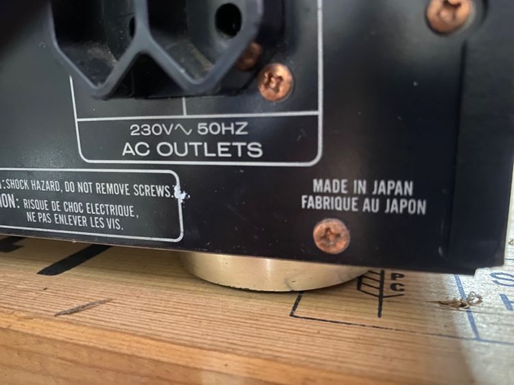 int amp sony ไฟ 110 made in japan. 