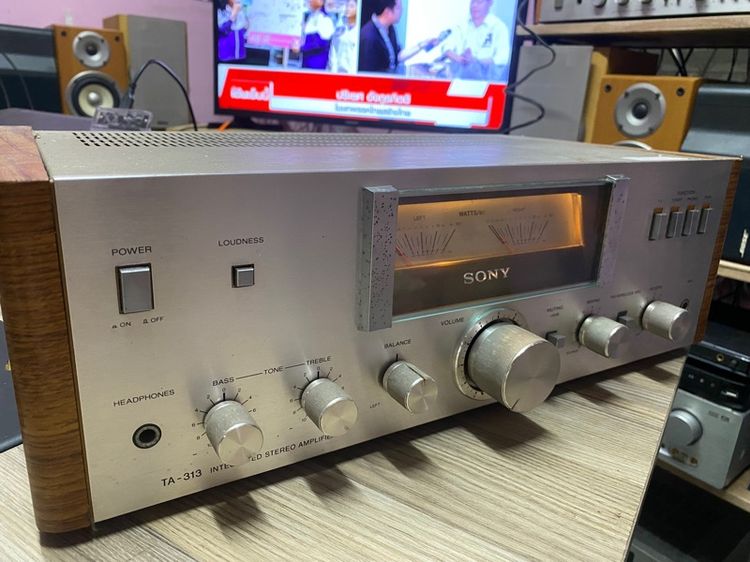 int amp sony ไฟ 110 made in japan.  รูปที่ 5