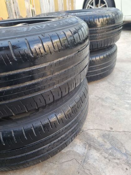 ล้อเบา15" 4รู100(Flow froming)เทินแม็กเก่า(เพิ่ม 2,500 )พร้อมซิ่ง Vios Jazz City Yaris Swift รถ 4 รู 100 ได้ทุกรุ่น แม็กเดิมไม่ดุ้งไม่คดไม่แตกไม่ร้าวไม่เคยซ่อม แถมยาง(ดอกหนา)ปี21 พร้อมใช้งานครับ รูปที่ 5