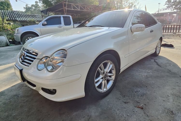 Mercedes-Benz C-Class 2003 C180 Sedan เบนซิน ไม่ติดแก๊ส เกียร์อัตโนมัติ ขาว รูปที่ 2