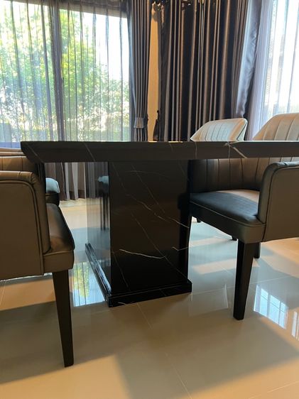 โต๊ะอาหาร โต๊ะกินข้าว Dining Table, Marble Dining Table โต๊ะหินอ่อน โต๊ะอาหารหินอ่อน รูปที่ 4