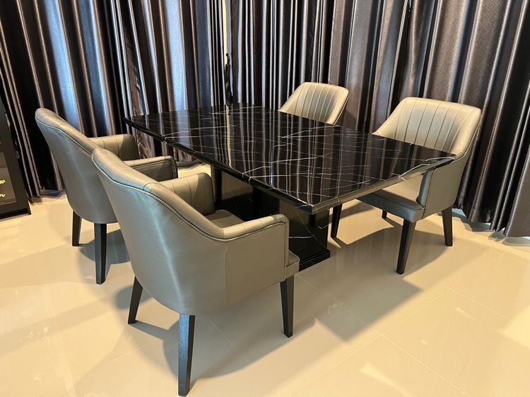 โต๊ะอาหาร โต๊ะกินข้าว Dining Table, Marble Dining Table โต๊ะหินอ่อน โต๊ะอาหารหินอ่อน รูปที่ 2