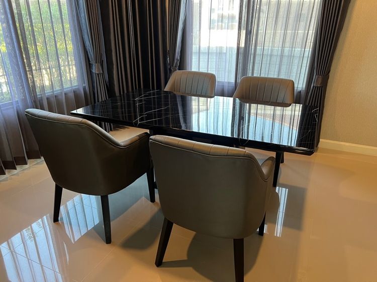โต๊ะอาหาร โต๊ะกินข้าว Dining Table, Marble Dining Table โต๊ะหินอ่อน โต๊ะอาหารหินอ่อน รูปที่ 5