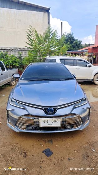 Toyota Altis 2019 1.8 Hybrid High Sedan ไฮบริด ไม่ติดแก๊ส เกียร์อัตโนมัติ เทา รูปที่ 3