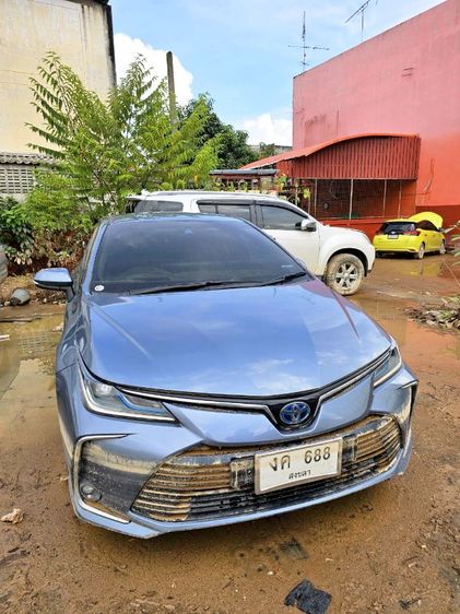 Toyota Altis 2019 1.8 Hybrid High Sedan ไฮบริด ไม่ติดแก๊ส เกียร์อัตโนมัติ เทา รูปที่ 2
